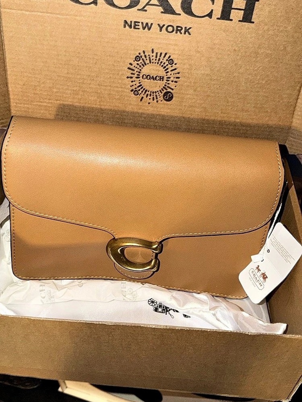 Coach Tabby Shoulder Bag 26 Brown Crossbody Bag